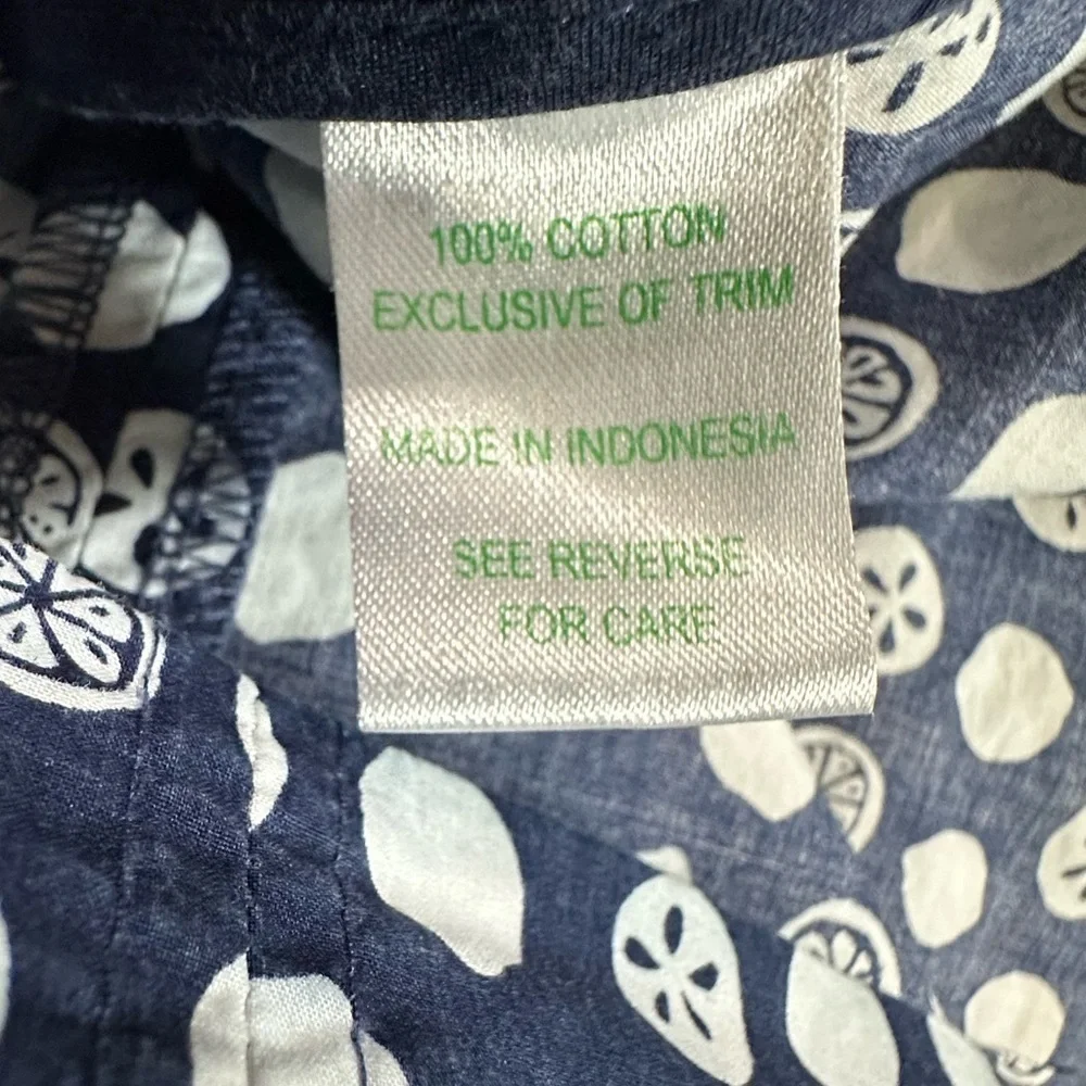 LILLY PULITZER Lemon Slice Tie Neck Top, EUC! - Picture 7 of 8